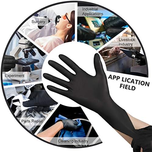 CHGD Premium Nitrile Gloves Powder-Free Latex-Free Non-Sterile Medium to XLarge