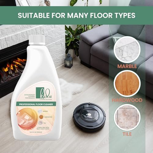 KIDU 2-Pack Multi-Surface Floor Cleaner Robot Mop Compatible