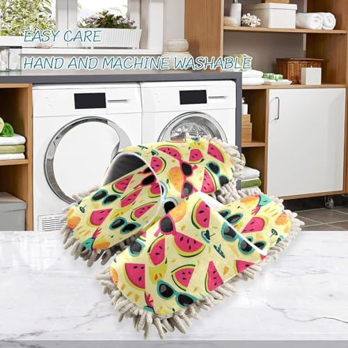 Bulletgxll Cute Watermelon Cleaning Slippers