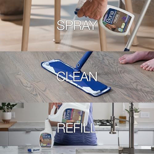 Bona Hardwood Floor Cleaner Spray - 32 fl oz - Lavender Thyme Refillable