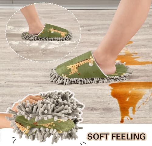 Zhirexin Cute Ice Cream Cleaning Slippers