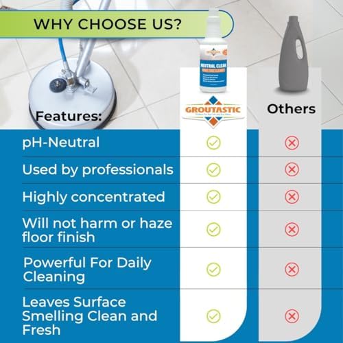 Groutastic Neutral Clean - 1 Quart Tile Grout Stone Cleaner