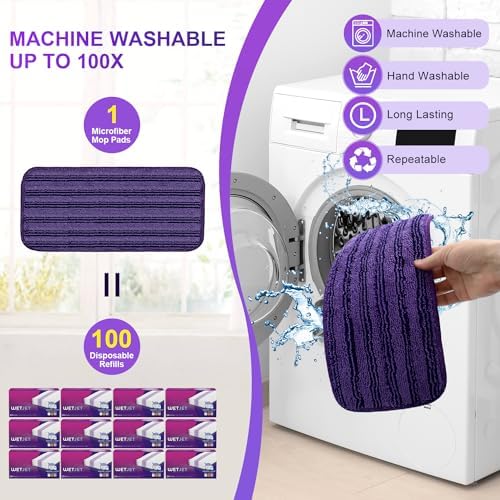 Updated Cationic Swiffer Wet Jet Replacement Mop Pads