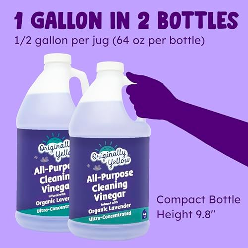 Originally Yellow Lavender Vinegar Cleaner 128 Oz
