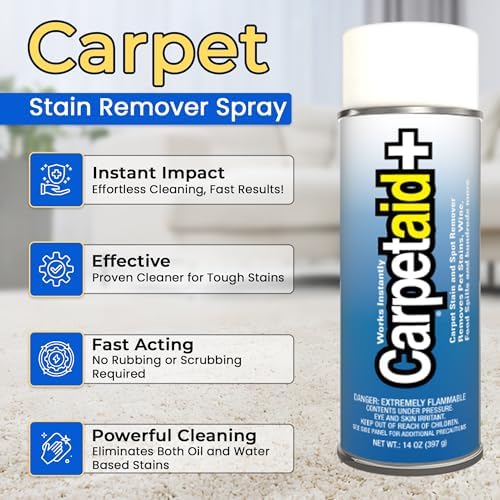 Carpet Aid Spot and Stain Remover 14 Oz Pack of 6