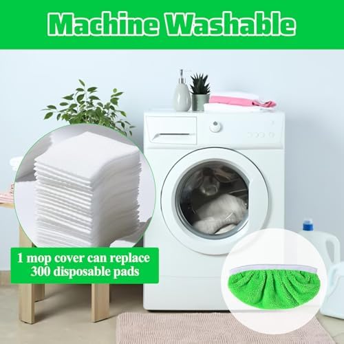 2 Pack Reusable Swiffer Mop Pads - Washable Durable