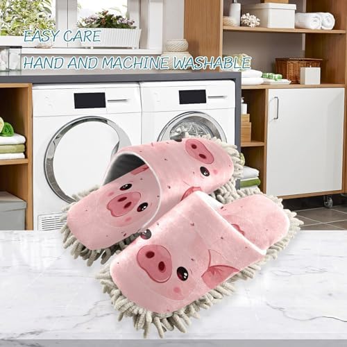 Zhirexin Cute Pig Cleaning Slippers