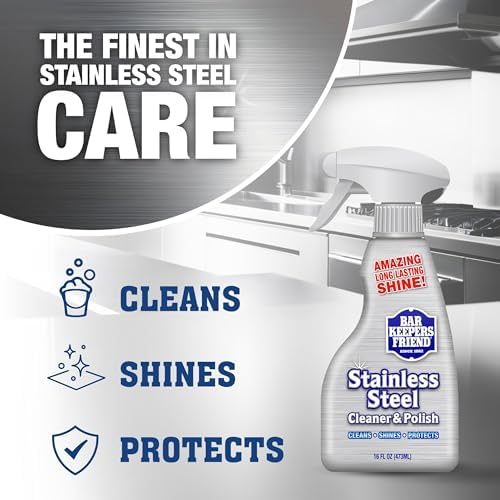 Bar Keepers Friend Stainless Steel Cleaner Polish 2 x 16 oz