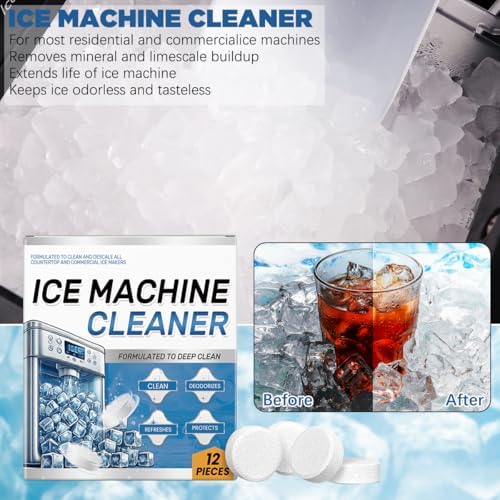 YIVANNUO Ice Machine Descaler - 24 Tablets 1 Year Supply
