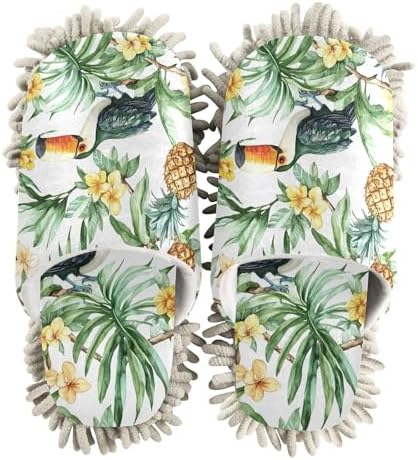 RunningBear Cozy Mop Slippers for Kitchen Cleaning