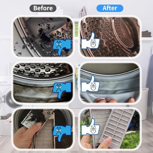 LIFCIUSO 7-Piece Washing Machine Cleaning Brush Set