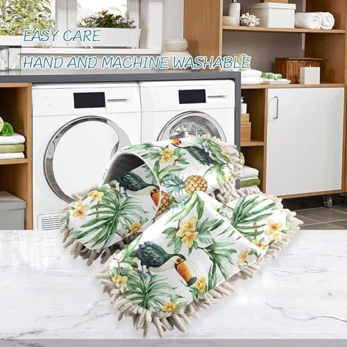 RunningBear Cozy Mop Slippers for Kitchen Cleaning
