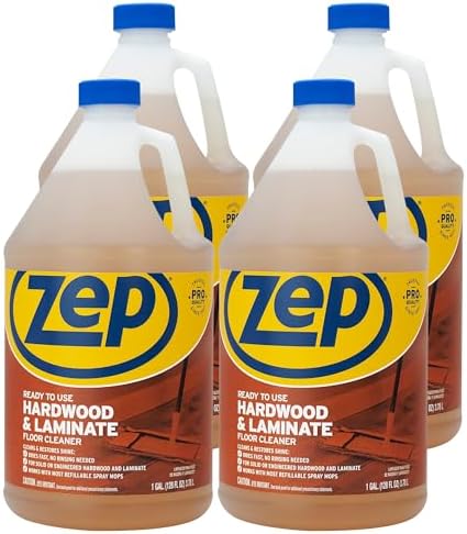 Zep Hardwood Floor Cleaner 128 Fl Oz Pack of 4 1