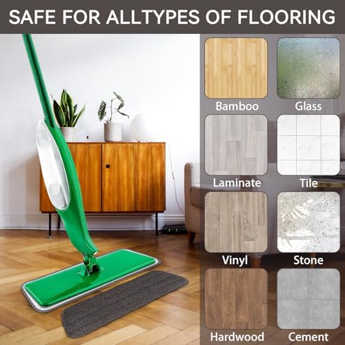 Sgizoku Mop Head Replacement for Libman Freedom Spray Mop - 7 Pack Colorful Microfiber Pads