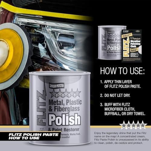 Flitz Multi-Purpose Metal Polish Paste 1 Gallon