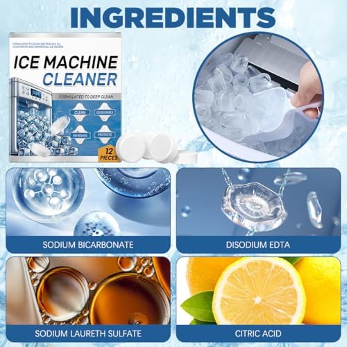 YIVANNUO Ice Machine Descaler - 24 Tablets 1 Year Supply