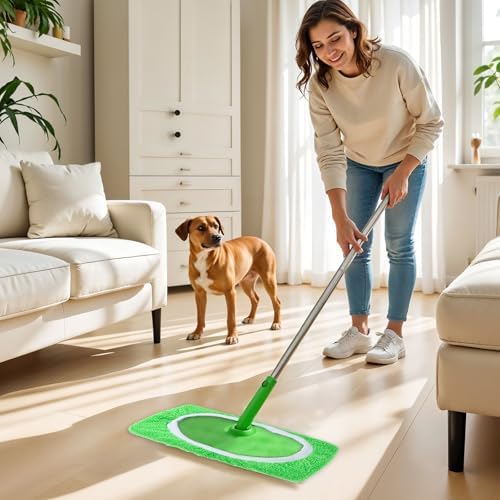 2 Pack Reusable Swiffer Mop Pads - Washable Durable