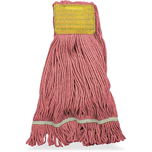 Carlisle Flo-Pac Cotton Mop Head Loop-Ended 1 Wide Red