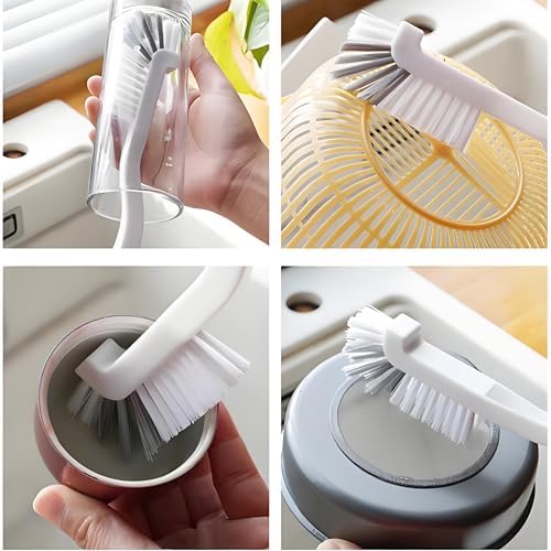Lazzineer 12Pcs Cleaning Brush Set with Scraper 1