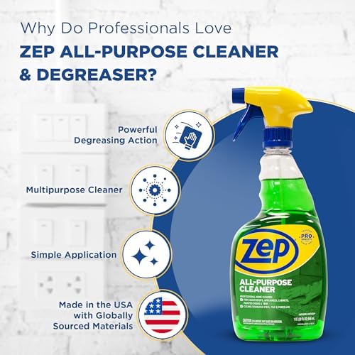 Zep All-Purpose Cleaner 32 oz Case of 4 for All Surfaces
