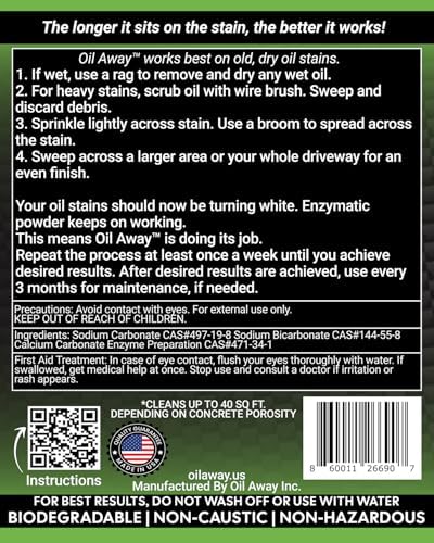 Oil Stain Fighter Starter Size - Pet Environment Safe