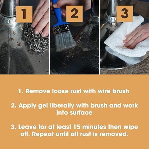 Furniture Clinic Rust Remover Gel 250ml - Fast Safe
