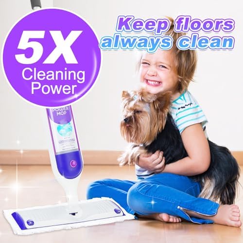 YagoDago 24 Pack Swiffer Power Mop Refill Pads - Multi-Surface Cleaning