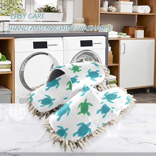 Burbuja Turtles Mop Slippers for Men Women
