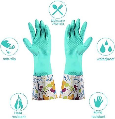 Aixingyun Dishwashing Rubber Gloves 3 Pairs 1
