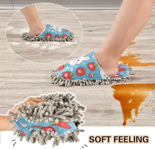 Soft Mopping Slippers for Home Cleaning Washable and Reusable