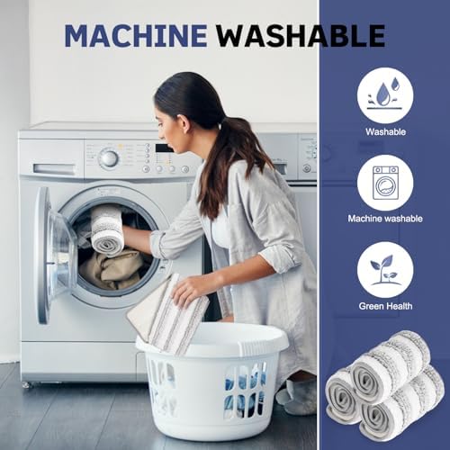 3 Pack Microfiber Mop Pads for Bona 18 Inch Mop