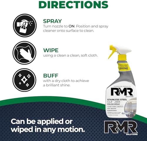 RMR Stainless Steel Cleaner and Polish 30 Ounce