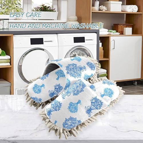 Burbuja Mop Slippers with Microfiber Sole for Home Cleaning 1