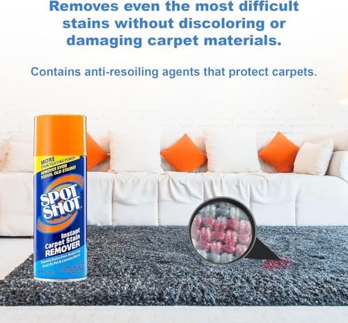 WD-40 Spot Shot Professional Carpet Stain Remover Aerosol 14oz