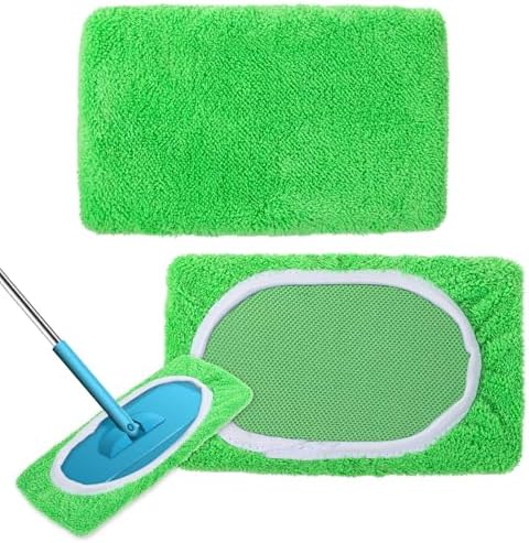 2 Pack Reusable Swiffer Mop Pads - Washable Durable