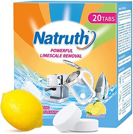 NATRUTH 20 Pack Limescale Remover Tablets