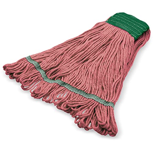 Sparta Flo-Pac Cotton Mop Head Loop-Ended 5 Green Band Medium 1