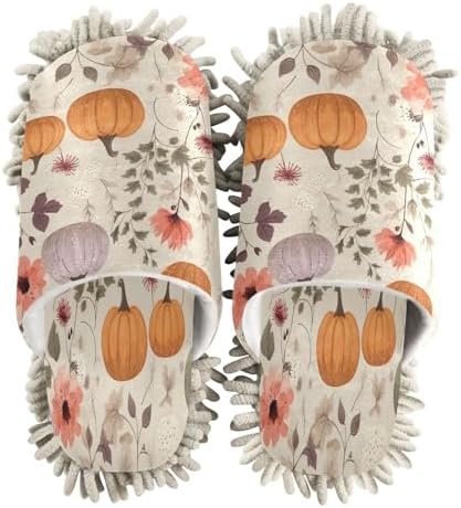 Zhirexin Colorful Autumn Microfiber Mopping Slippers