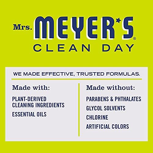 Mrs Meyers Clean Day Multi-Surface Cleaner Kit 16 Oz Glass Dispenser 2 Refills