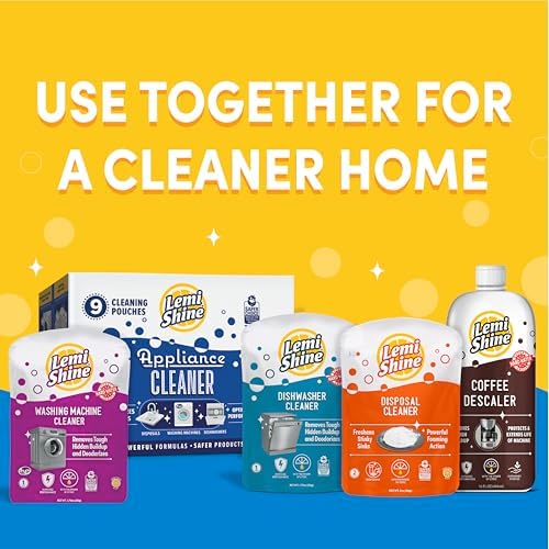 Lemi Shine Appliance Cleaner Deodorizer - 9 Pouches