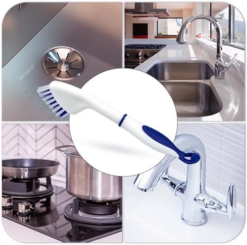 ITTAHO Floor Scrub Brush with 53 Long Handle - Deck Grout Cleaning Tool Set