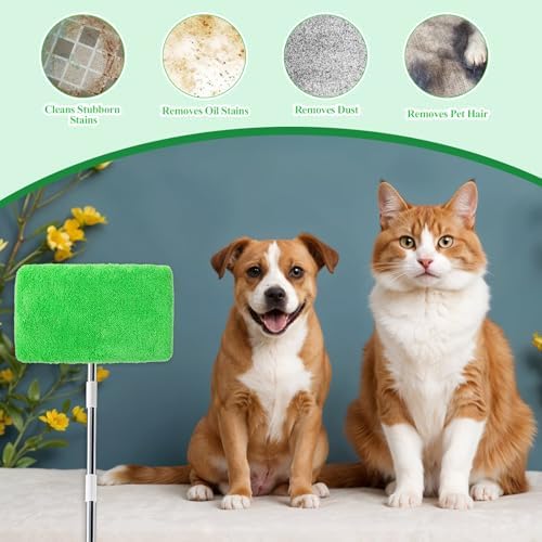2 Pack Reusable Swiffer Mop Pads - Washable Durable