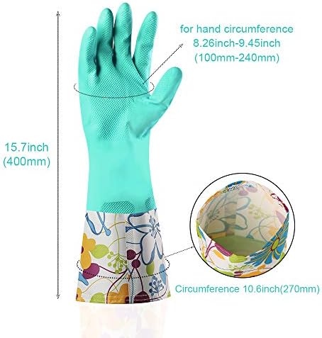 Aixingyun Dishwashing Rubber Gloves 3 Pairs 1