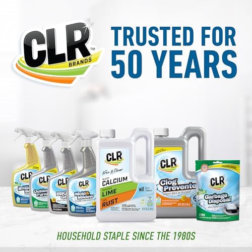 CLR Mold Mildew Clear Stain Remover Spray with Brush