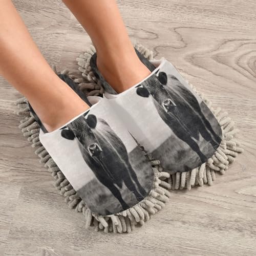 Zhirexin Premium Microfiber Mop Slippers for House Cleaning