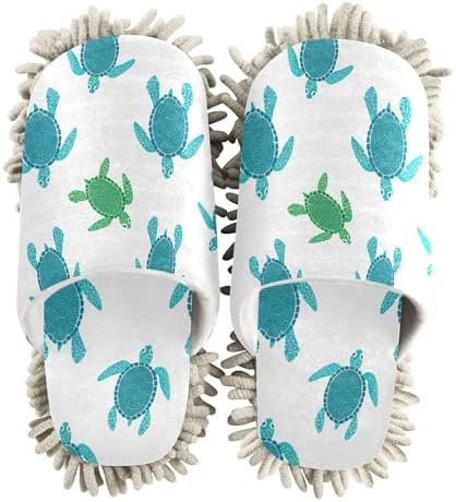Burbuja Turtles Mop Slippers for Men Women