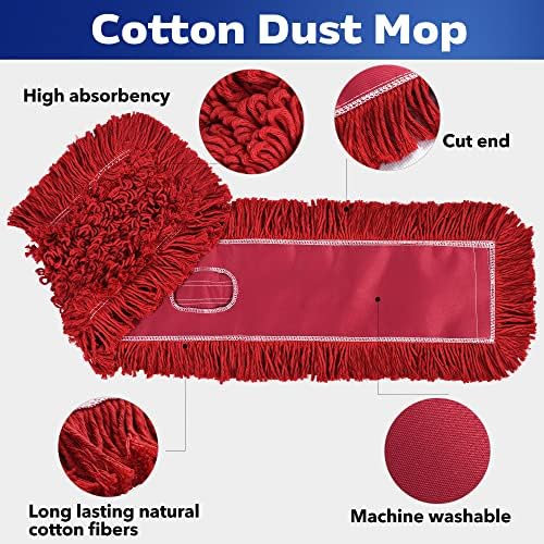 L Luke Supply Matthew Cleaning 36 Cotton Dust Mop Refill 6 Pack