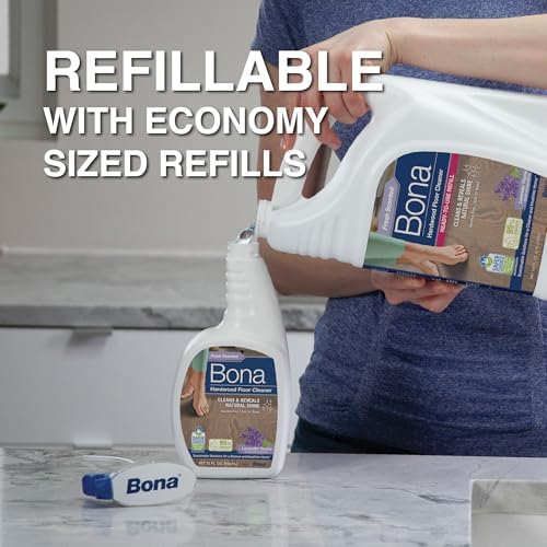 Bona Hardwood Floor Cleaner Spray - 32 fl oz - Lavender Thyme Refillable