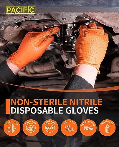 PACIFIC PPE Nitrile Gloves 8 Mil 100 Count