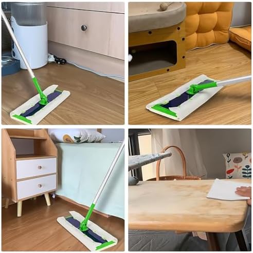 SUZZYVINE XL Dry Mop Pads 80 Count Nonwoven Floor Wipes